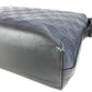 LOUIS VUITTON Shoulder Bag N42416 Damier Anfini Leather Navy Damier Anfini Discovery Messenger PM