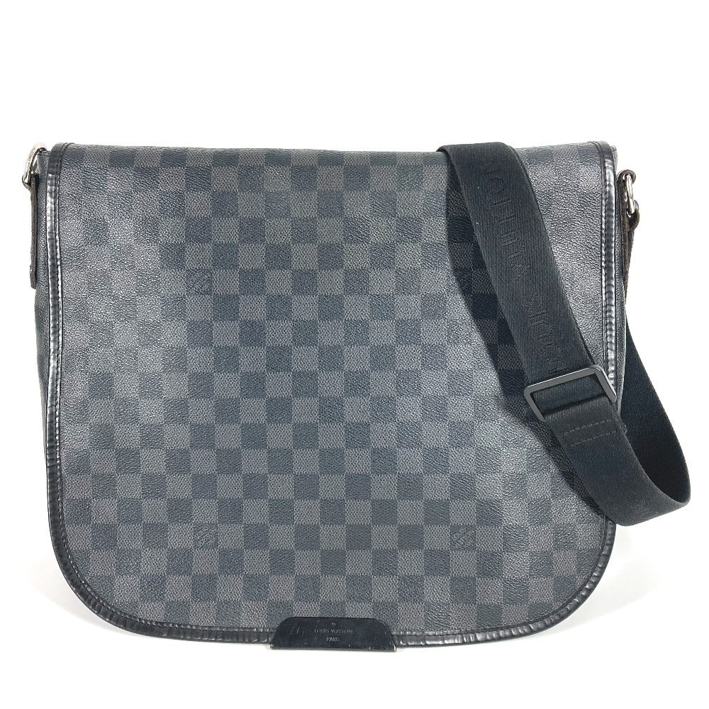 LOUIS VUITTON Shoulder Bag N58033 Damier Grafitto Canvas black Damier Grafitte Daniel GM