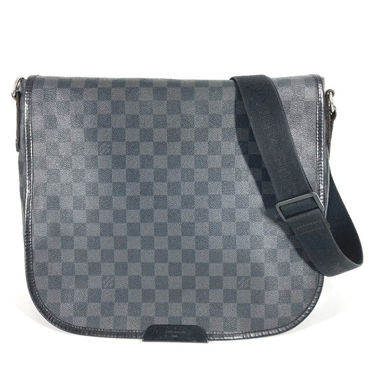 LOUIS VUITTON Shoulder Bag N58033 Damier Grafitto Canvas black Damier Grafitte Daniel GM