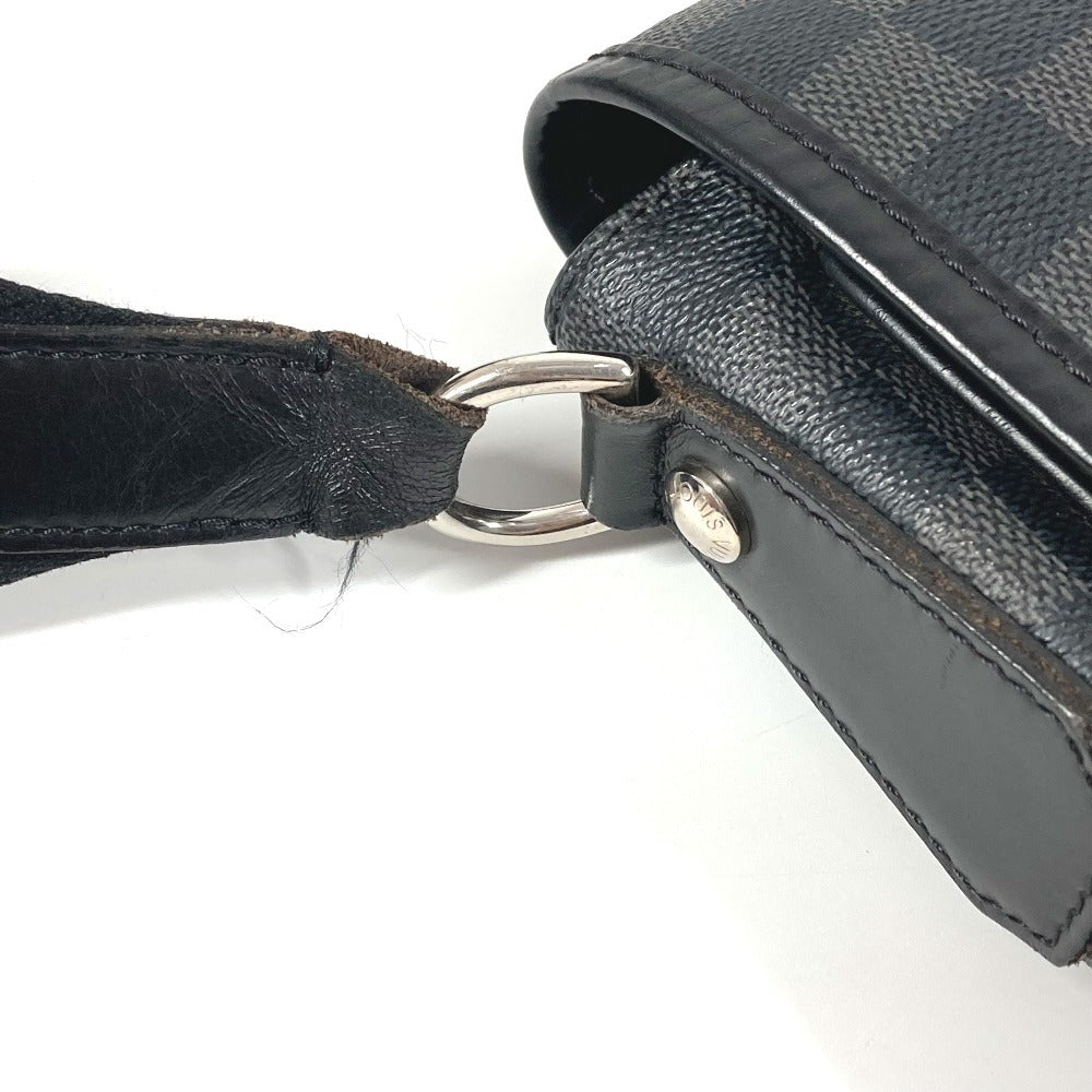 LOUIS VUITTON Shoulder Bag N58033 Damier Grafitto Canvas black Damier Grafitte Daniel GM