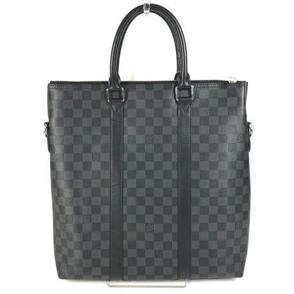 LOUIS VUITTON Tote Bag N40000 Damier Grafitto Canvas black Damier Grafitte Anton