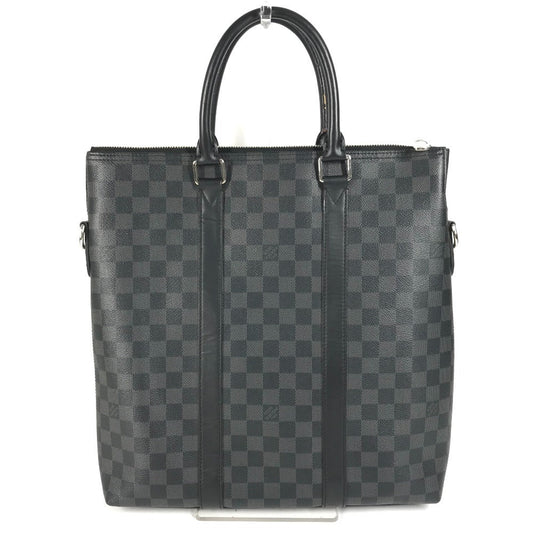 LOUIS VUITTON Tote Bag N40000 Damier Grafitto Canvas black Damier Grafitte Anton