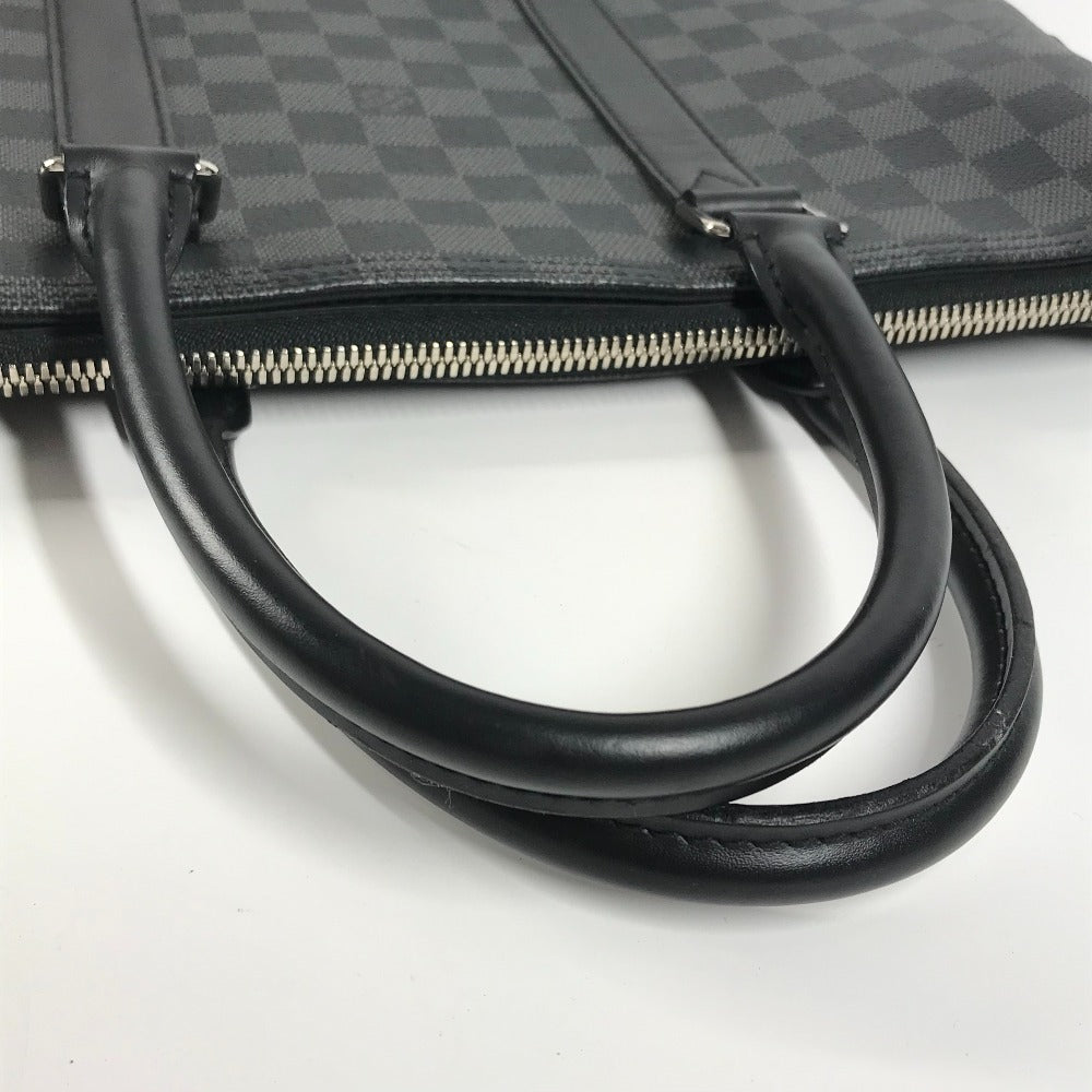 LOUIS VUITTON Tote Bag N40000 Damier Grafitto Canvas black Damier Grafitte Anton