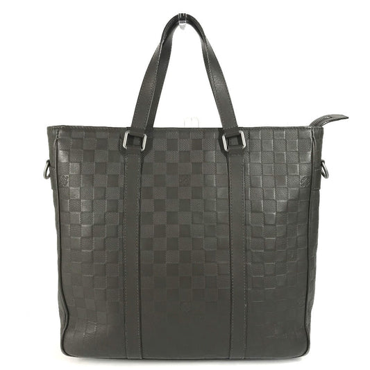 LOUIS VUITTON Handbag N41270 Damier Anfini Leather Brown Damier Anfini Tadao PM