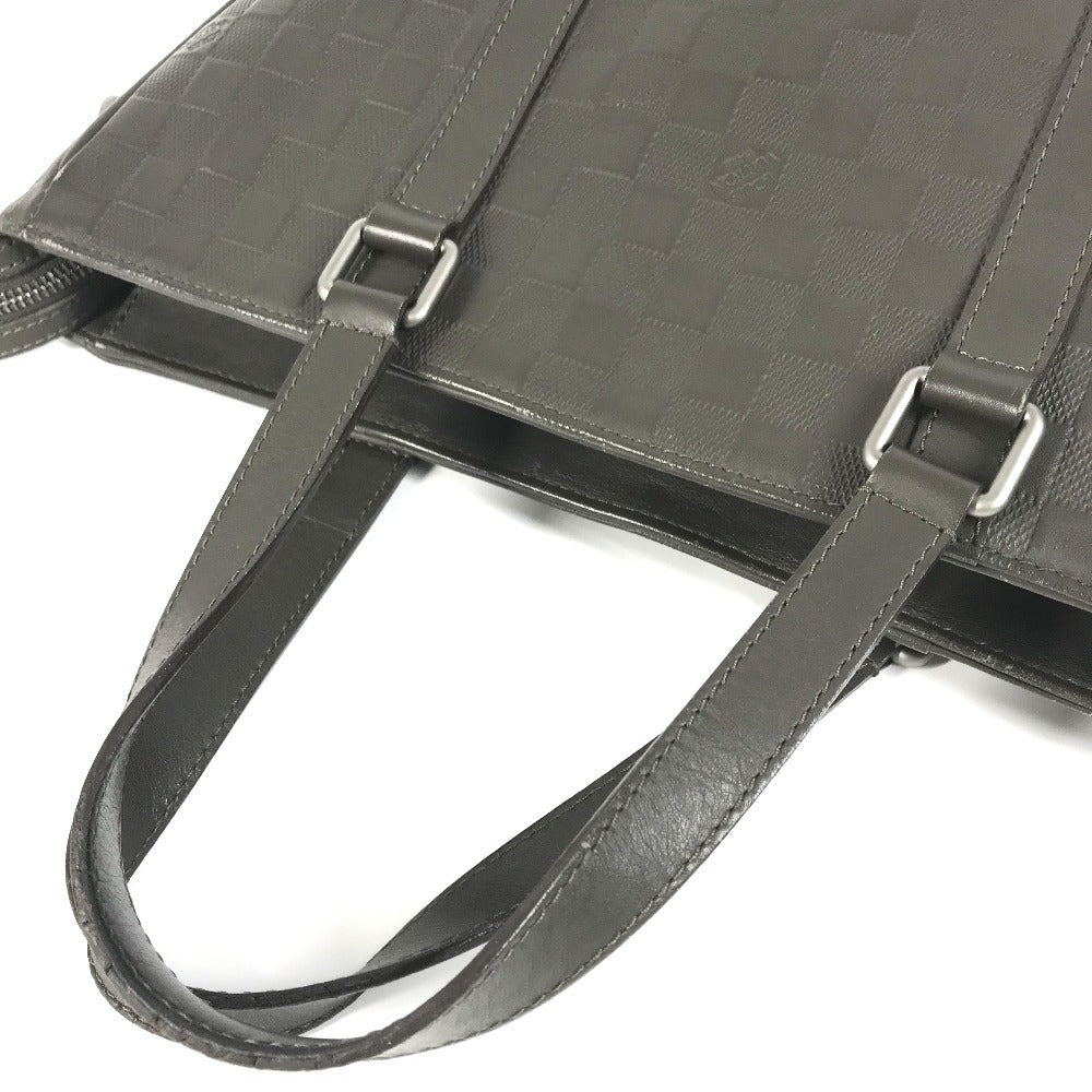 LOUIS VUITTON Handbag N41270 Damier Anfini Leather Brown Damier Anfini Tadao PM
