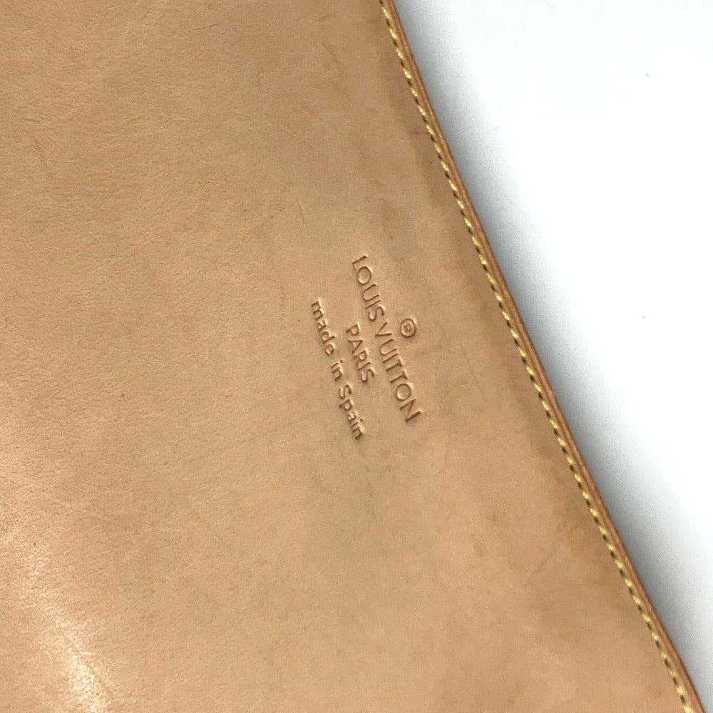 LOUIS VUITTON Shoulder Bag M92501 Monogram Plastics/Nubuck Leather Brown Monogram Plastics Cabas Ambre MM