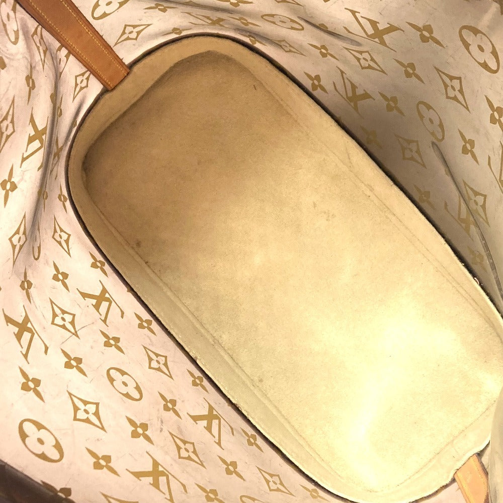 LOUIS VUITTON Shoulder Bag M92501 Monogram Plastics/Nubuck Leather Brown Monogram Plastics Cabas Ambre MM