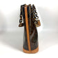 LOUIS VUITTON Shoulder Bag M92501 Monogram Plastics/Nubuck Leather Brown Monogram Plastics Cabas Ambre MM