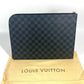 LOUIS VUITTON Clutch bag N64437 Damier Grafitto Canvas black Damier Grafitte Pochette Jules GM