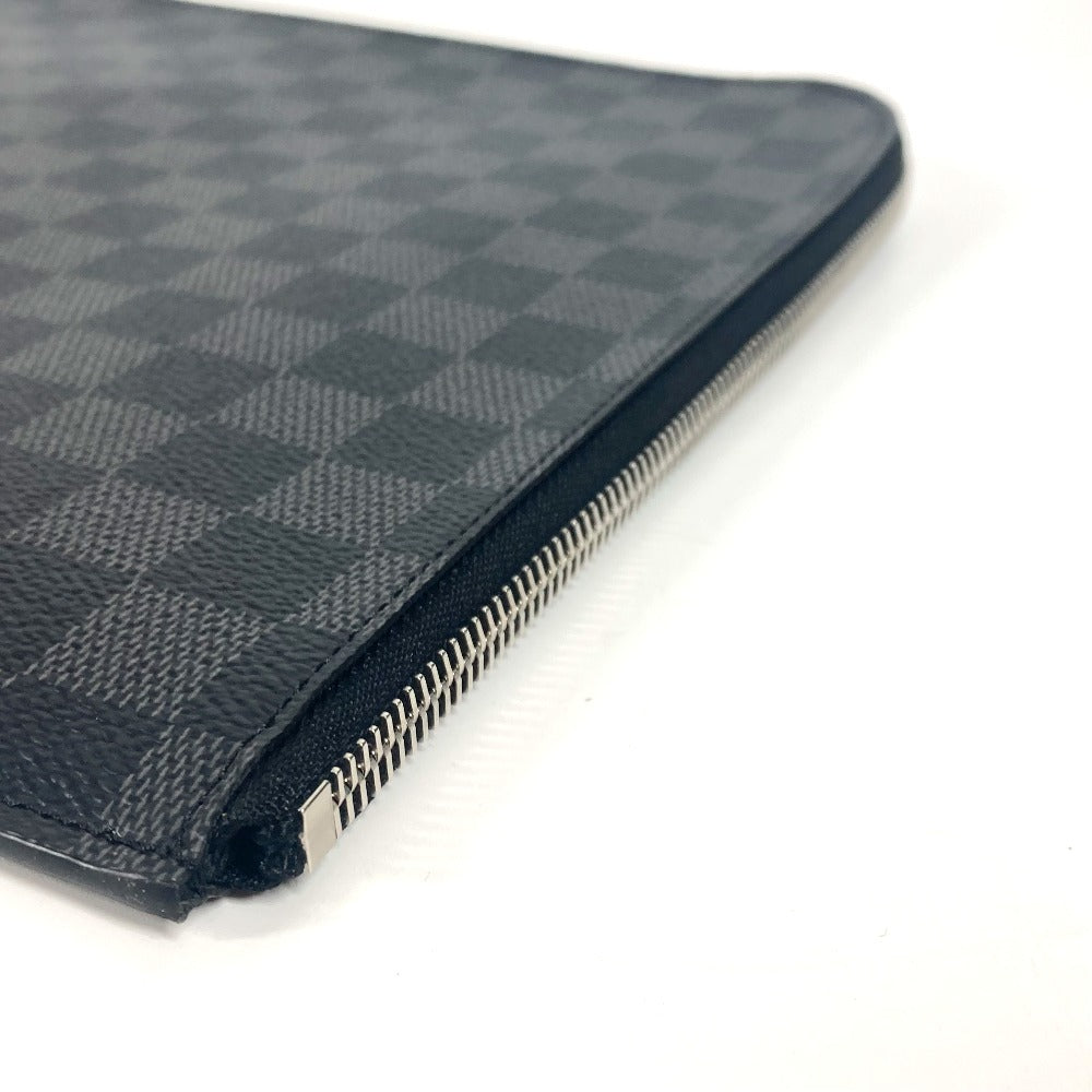 LOUIS VUITTON Clutch bag N64437 Damier Grafitto Canvas black Damier Grafitte Pochette Jules GM