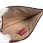GUCCI Clutch bag 476077 leather Red BEE Bee Border Pearl Rhinestone