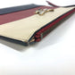GUCCI Clutch bag 476077 leather Red BEE Bee Border Pearl Rhinestone