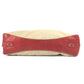 PRADA Shoulder Bag Leather / canvas Red logo