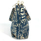 CHANEL Tote Bag canvas Navy Bysy line logo