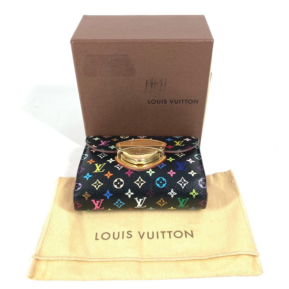 LOUIS VUITTON Trifold wallet M60282 Monogram multicolor canvas pink Monogram multicolor Portefeuille Joy