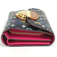 LOUIS VUITTON Trifold wallet M60282 Monogram multicolor canvas pink Monogram multicolor Portefeuille Joy