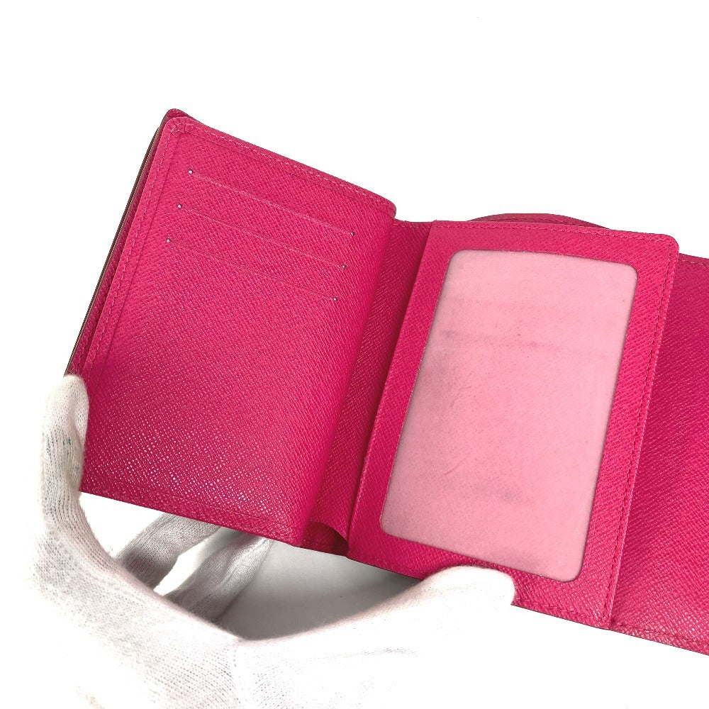 LOUIS VUITTON Trifold wallet M60282 Monogram multicolor canvas pink Monogram multicolor Portefeuille Joy