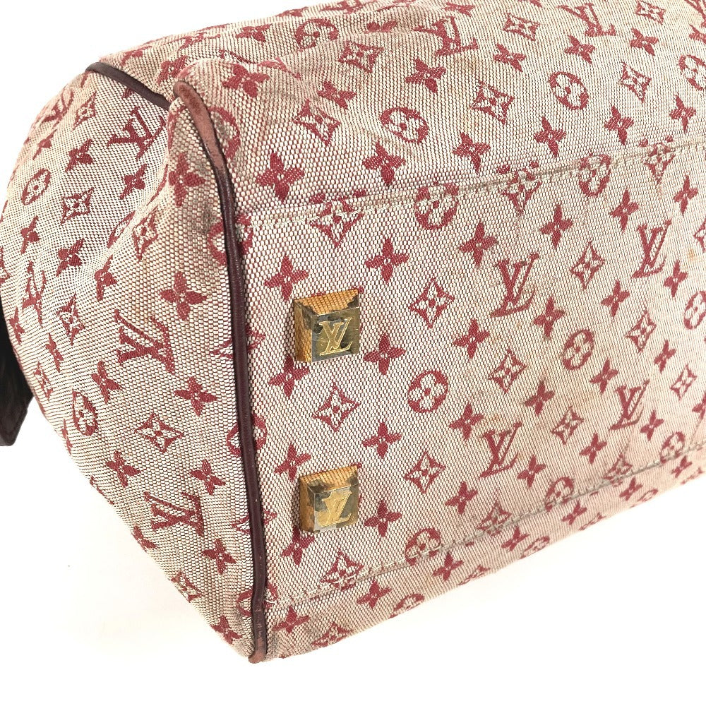 LOUIS VUITTON Handbag M92311 Monogram mini canvas Red Monogram mini Josephine GM