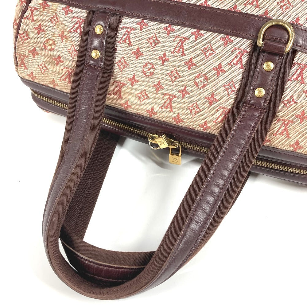 LOUIS VUITTON Handbag M92311 Monogram mini canvas Red Monogram mini Josephine GM