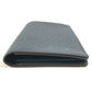 LOUIS VUITTON Long Wallet Purse M33404 Taiga Leather Navy Taiga Portefeuille Ron