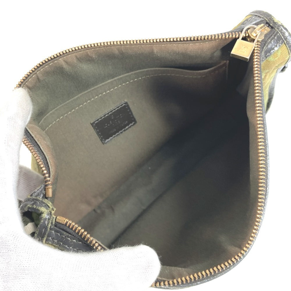 LOUIS VUITTON Shoulder Bag M92332 Monogram mini canvas khaki Monogram mini Catrain
