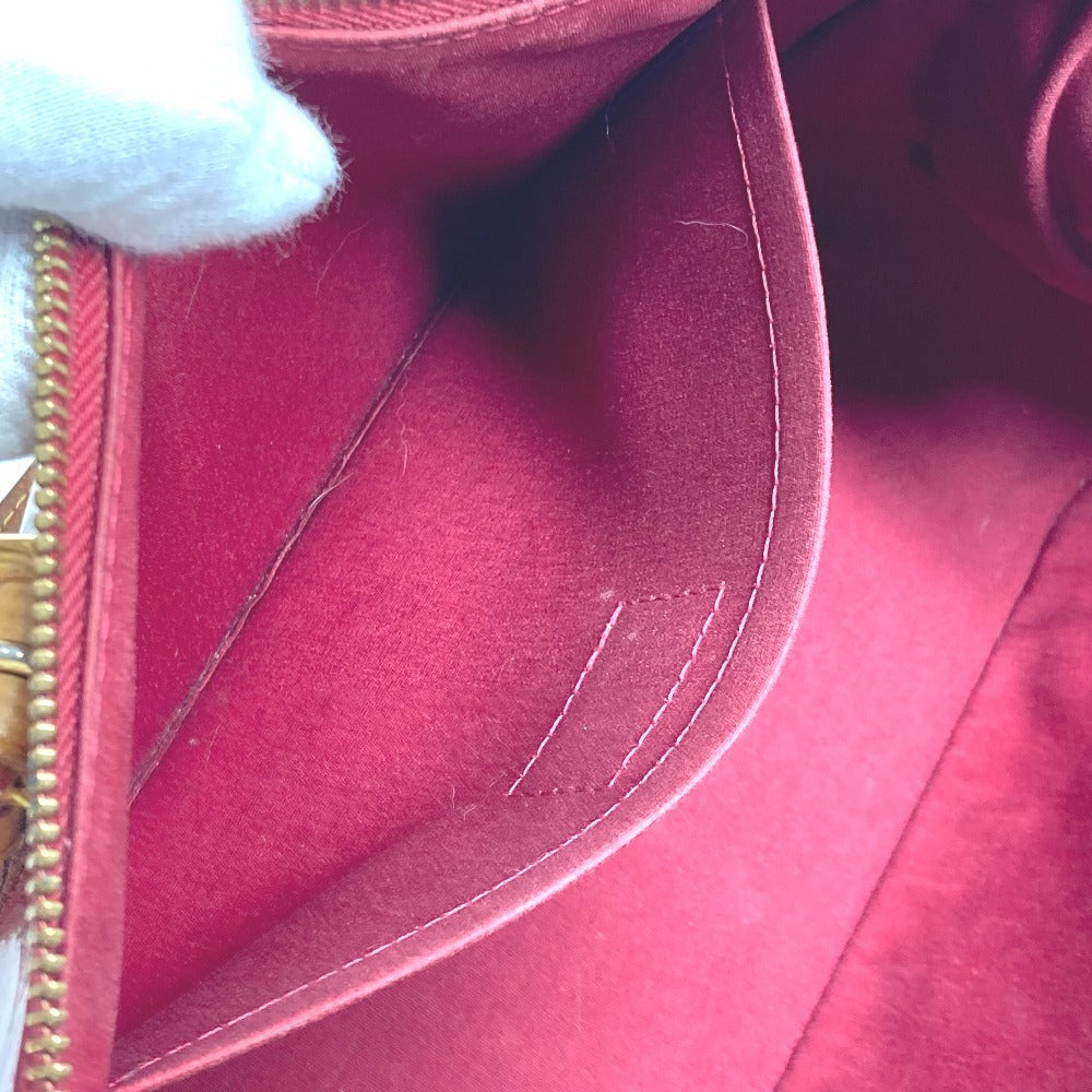 LOUIS VUITTON Shoulder Bag M93507 Monogram Vernis Canvas Red Monogram Vernis Rosewood Avenue
