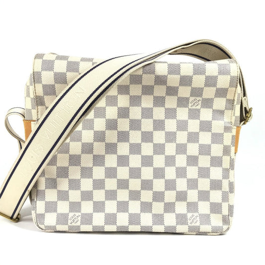 LOUIS VUITTON Shoulder Bag N51189 Damier Azur Canvas white Damier Azur Naviglio