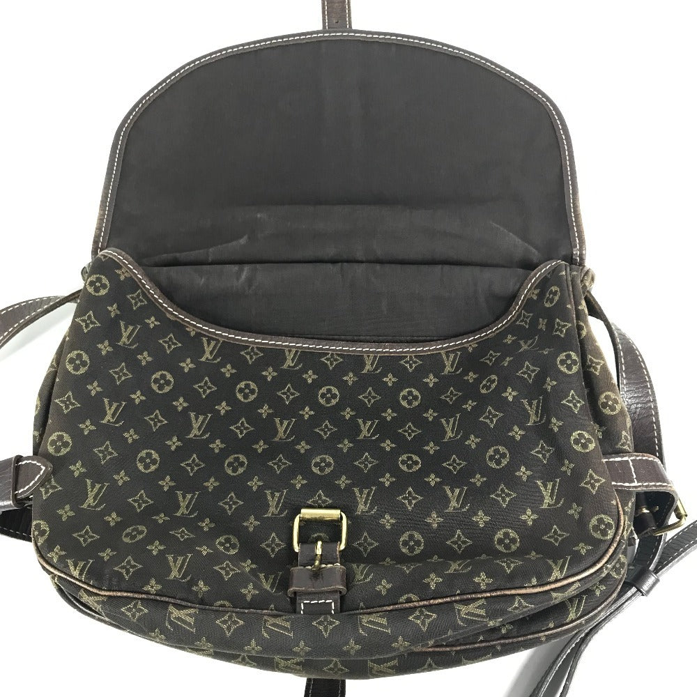 LOUIS VUITTON Shoulder Bag M95227 Monogram Mini-LinCanvas Brown Monogram mini run Saumur 30