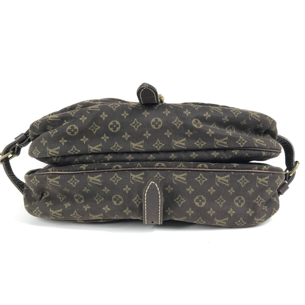 LOUIS VUITTON Shoulder Bag M95227 Monogram Mini-LinCanvas Brown Monogram mini run Saumur 30