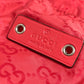 GUCCI Shoulder Bag 223669 Nylon Red GG Teddy Bear Eco Bag