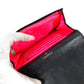 CHANEL Folded wallet leather black Cambon line CC COCO Mark logo