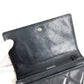 CHANEL Folded wallet leather black Cambon line CC COCO Mark logo