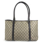 GUCCI Shoulder Bag 114595 GG Supreme canvas, leather beige Monogram GG Supreme