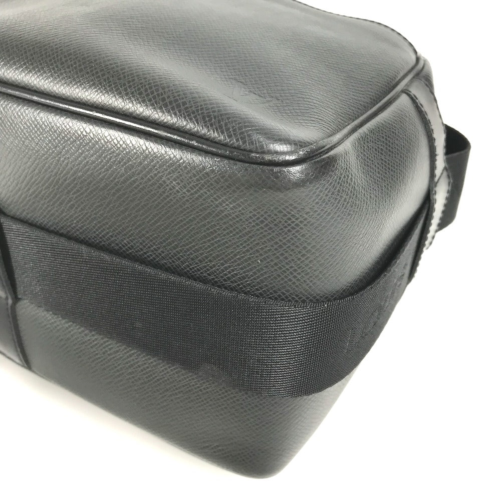 LOUIS VUITTON Shoulder Bag M30152 Taiga Leather black Taiga Reporter PM Reporter PM