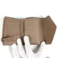 LOUIS VUITTON Trifold wallet M63529 Monogram Ann Platt Leather beige Monogram Ann Platt Portefeuille Victorine