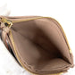 LOUIS VUITTON Trifold wallet M63529 Monogram Ann Platt Leather beige Monogram Ann Platt Portefeuille Victorine