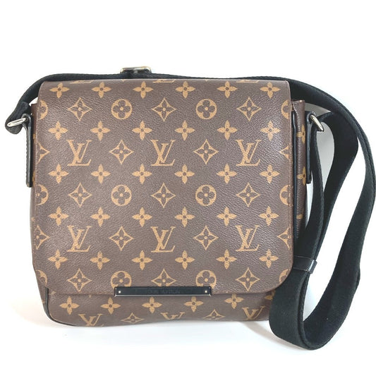LOUIS VUITTON Shoulder Bag M40935 Monogram macacer canvas Brown Monogram macacer District PM District PM