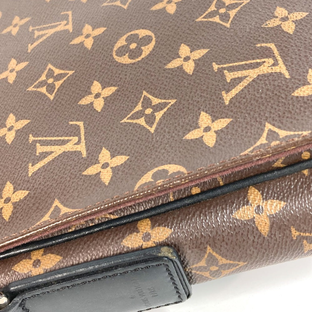 LOUIS VUITTON Shoulder Bag M40935 Monogram macacer canvas Brown Monogram macacer District PM District PM