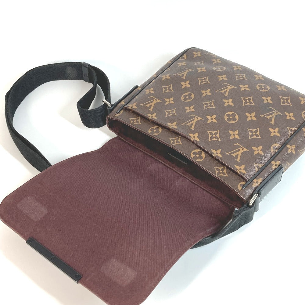 LOUIS VUITTON Shoulder Bag M40935 Monogram macacer canvas Brown Monogram macacer District PM District PM