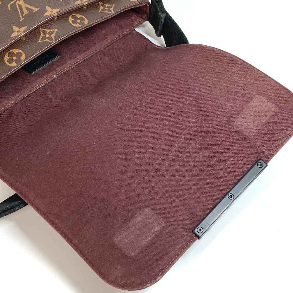 LOUIS VUITTON Shoulder Bag M40935 Monogram macacer canvas Brown Monogram macacer District PM District PM