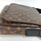 LOUIS VUITTON Shoulder Bag M40935 Monogram macacer canvas Brown Monogram macacer District PM District PM