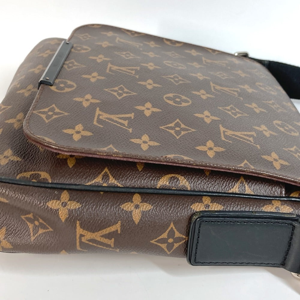 LOUIS VUITTON Shoulder Bag M40935 Monogram macacer canvas Brown Monogram macacer District PM District PM