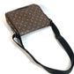 LOUIS VUITTON Shoulder Bag M40935 Monogram macacer canvas Brown Monogram macacer District PM District PM