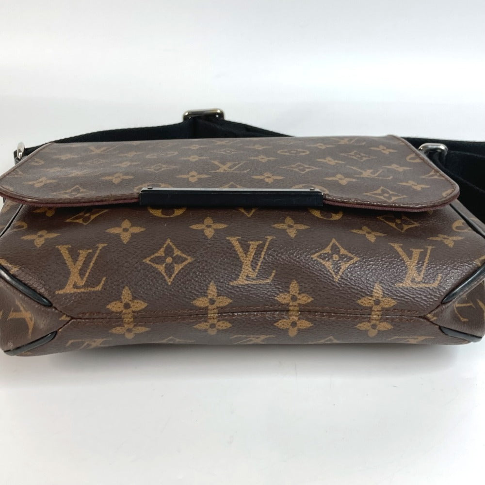 LOUIS VUITTON Shoulder Bag M40935 Monogram macacer canvas Brown Monogram macacer District PM District PM