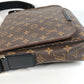 LOUIS VUITTON Shoulder Bag M40935 Monogram macacer canvas Brown Monogram macacer District PM District PM