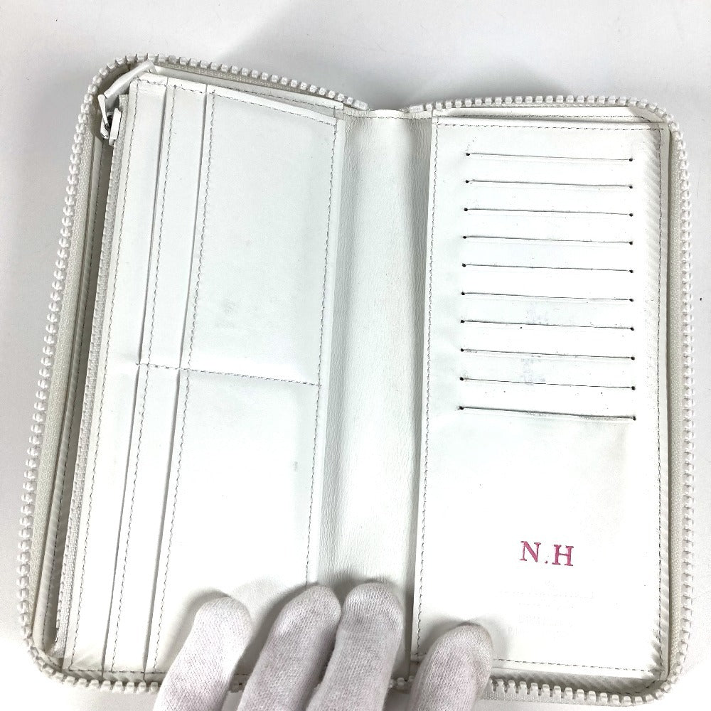 LOUIS VUITTON Long Wallet Purse M80337 Taurillon Clemence Maurice white LV friend Zippy Wallet Vertical
