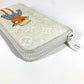 LOUIS VUITTON Long Wallet Purse M80337 Taurillon Clemence Maurice white LV friend Zippy Wallet Vertical