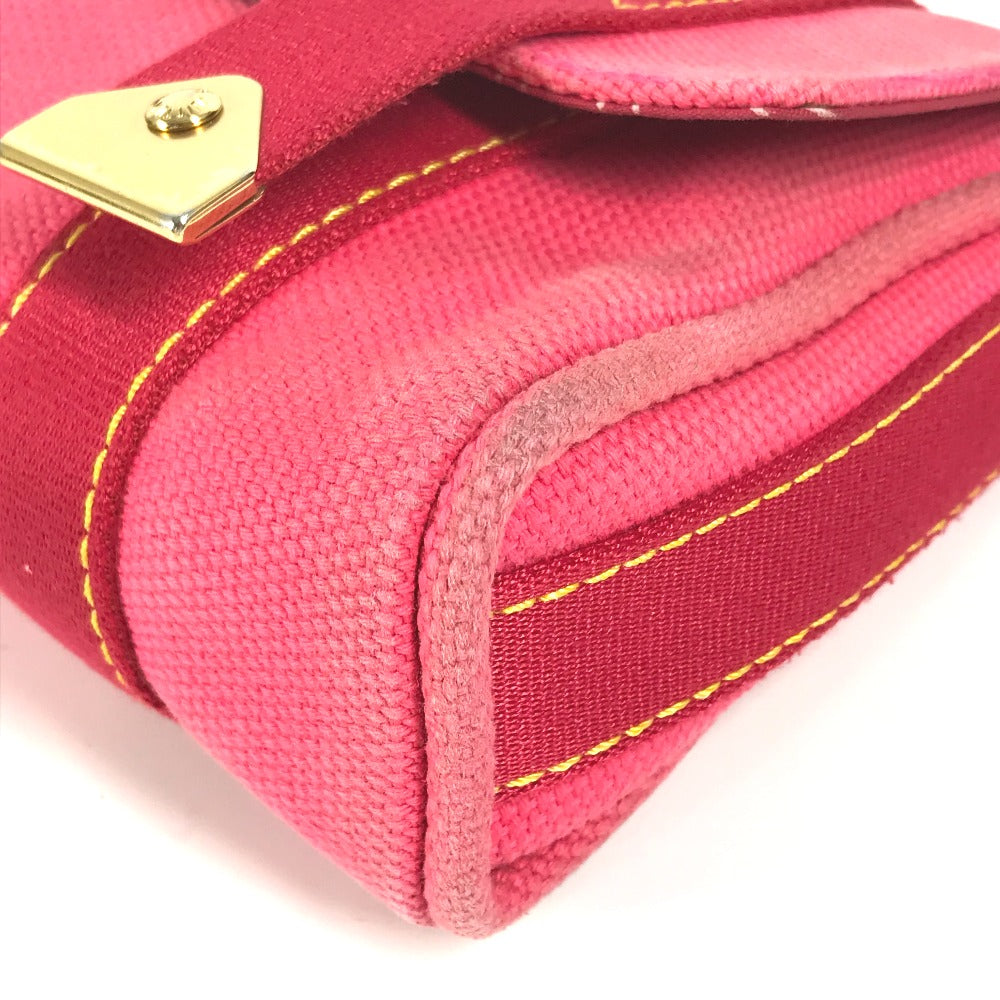 LOUIS VUITTON Shoulder Bag M40071 canvas pink Antigua Sac mule