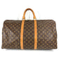 LOUIS VUITTON Boston Duffel bag M41414 Monogram canvas Brown Monogram Keepall ・bandouliere55