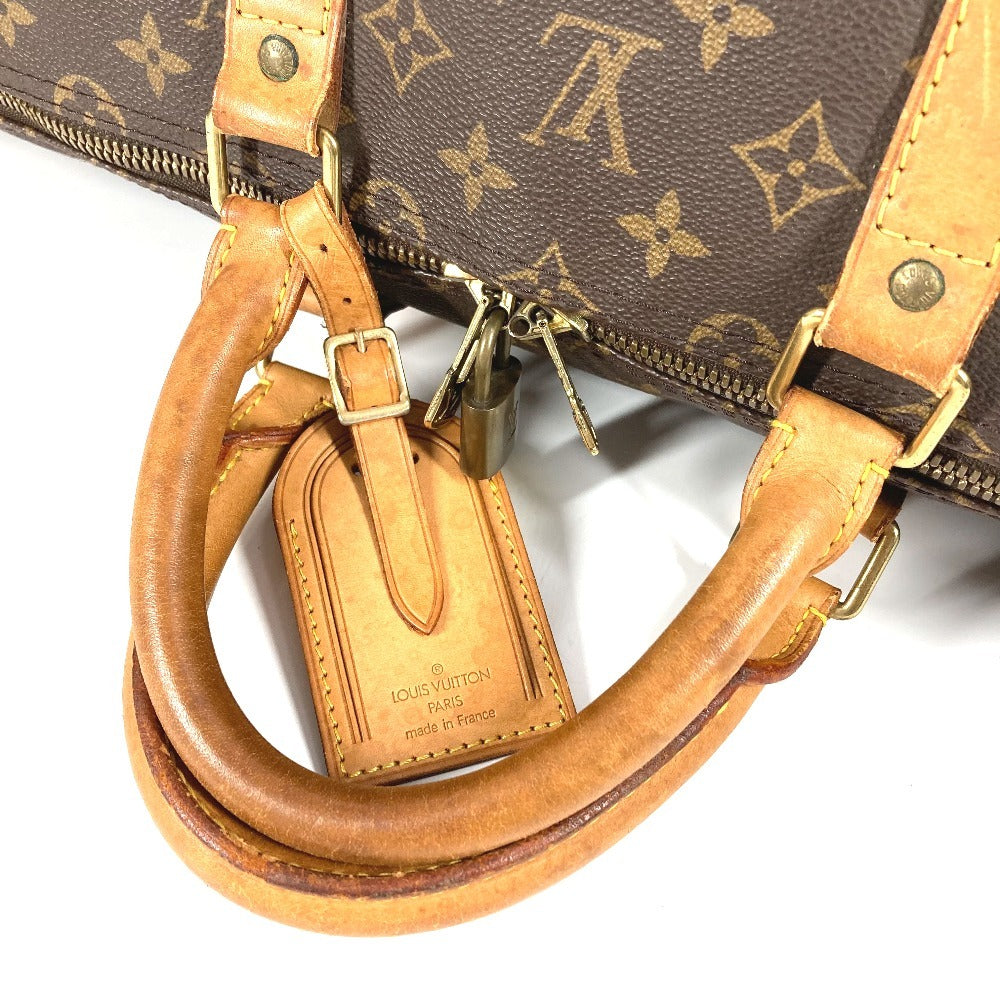 LOUIS VUITTON Boston Duffel bag M41414 Monogram canvas Brown Monogram Keepall ・bandouliere55
